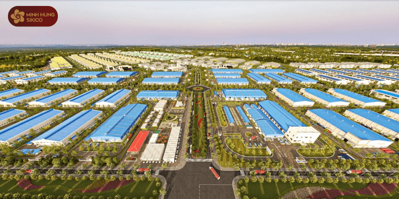 Hình phối cảnh KCN Minh Hưng Sikico Bình Phước