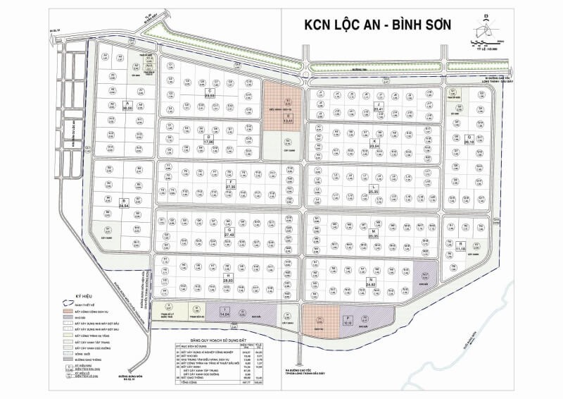 0 1 bản đồ quy hoạch khu công nghiệp Lộc An Bình Sơn