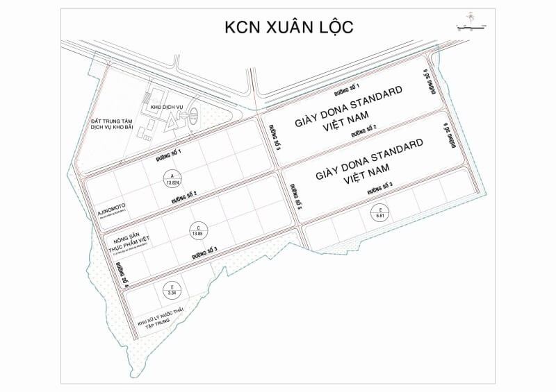 0 10 bản đồ quy hoạch khu công nghiệp Xuân Lộc