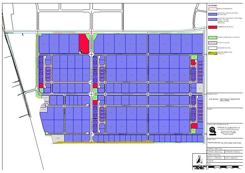 0 28 planning map of Protrade Binh Duong International Industrial Park