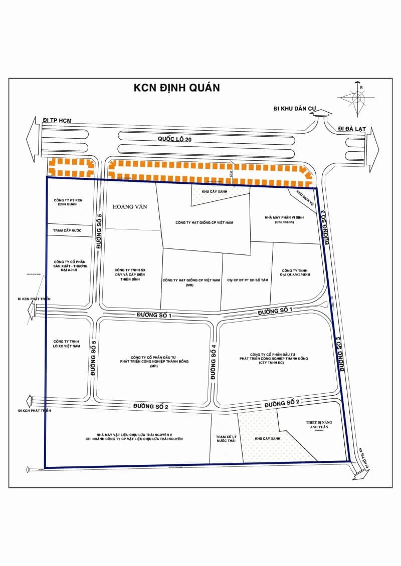 0 31 bản đồ quy hoạch khu công nghiệp Định Quán